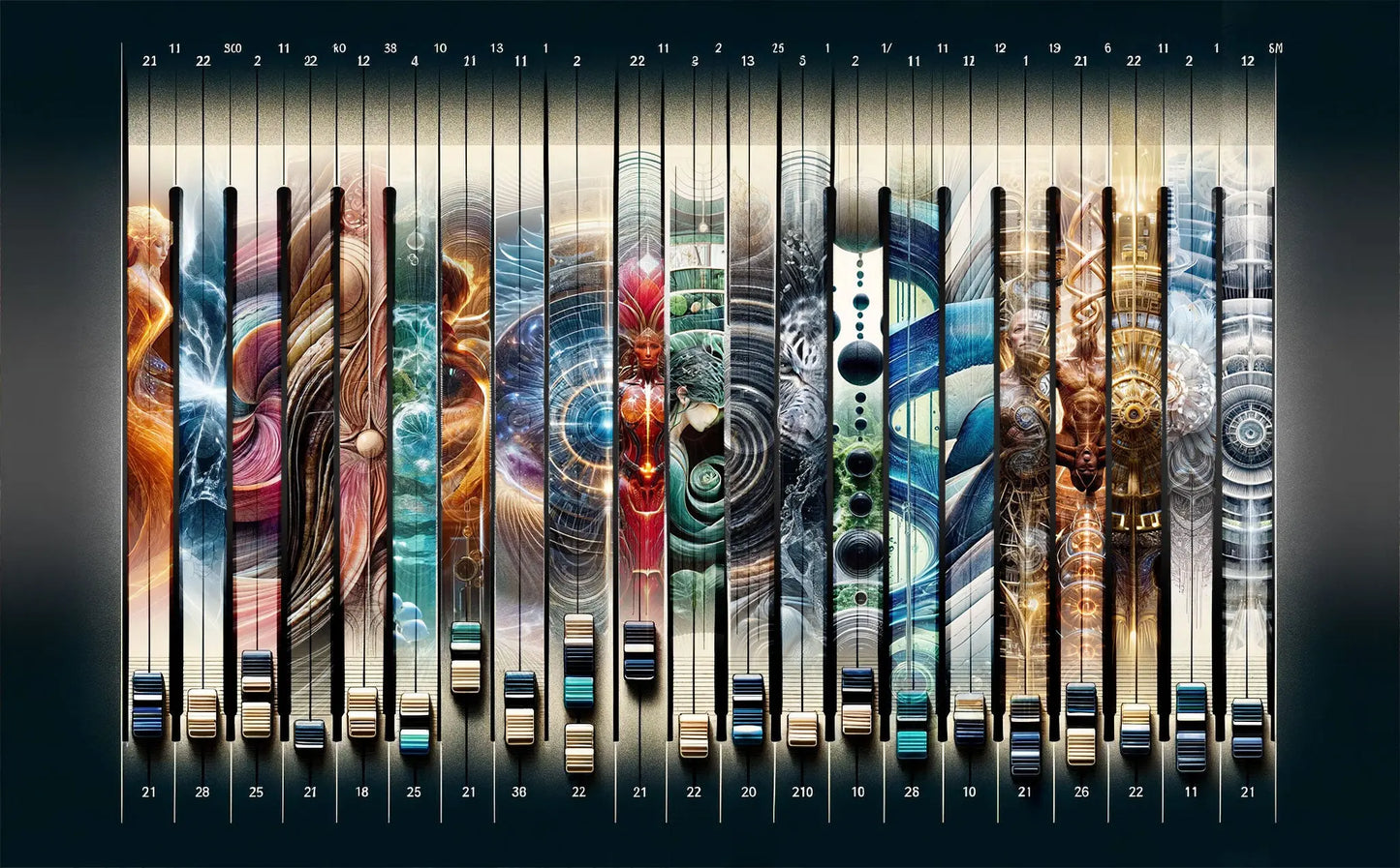 Exploring the 21 Universal Frequencies: A Journey Through Art and Energy - Quantum Reality